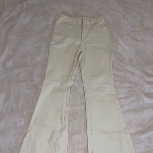 light beige pants, size small but long